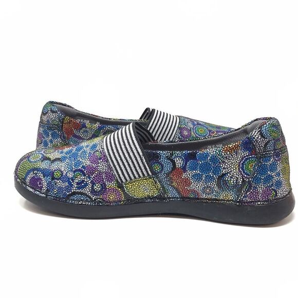 Alegria Glee Hippie Chic Clogs Womens Size 36 6-6.5 Floral Flower Slip On Career - Picture 8 of 12